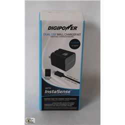 DUAL USB WALL CHARGING KIT MICRO USB