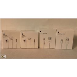 BAG OF ASSORTED APPLE PRODUCTS