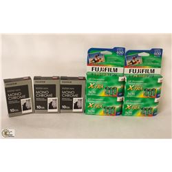 LOT OF FUJIFILM SUPERA X-TRA & MONOCHROME FILM