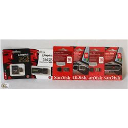 BAG OF ASSORTED DIGITAL MEMORY DEVICES