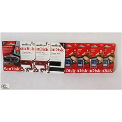 BAG OF ASSORTED DIGITAL MEMORY DEVICES