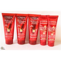 BAG OF 5 LOREAL LEAVE IN COLOR CARE