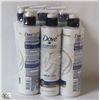 Image 1 : 6 BOTTLES OF DOVE MILK GEL CONDITIONER