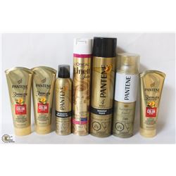 BAG OF ASSORTED PANTENE HAIR PRODUCTS
