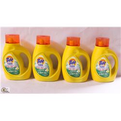4 BOTTLES OF TIDE LAUNDRY DETERGENT