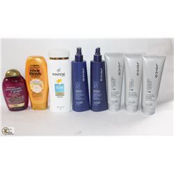 BAG OF ASSORTED HAIR CARE PRODUCTS
