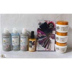 BAG OF ASSORTED HAIR CARE ITEMS