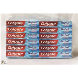 BAG OF 12 COLGATE MAXFRESH TOOTHPASTE
