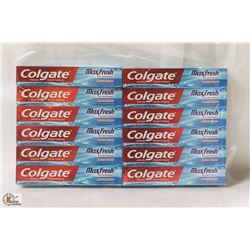 BAG OF 12 COLGATE MAXFRESH TOOTHPASTE