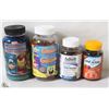 Image 1 : LOT OF 4 ASSORTED VITAMIN GUMMIES