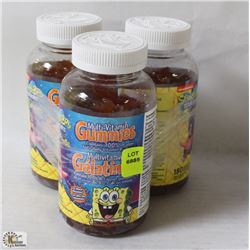 LOT OF 3 MULTIVITAMIN GUMMIES