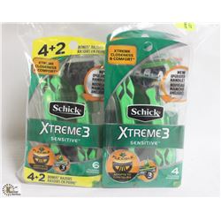 BAG OF SCHICKS XTREME 3 DISPOSABLE RAZORS