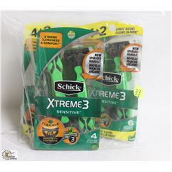 BAG OF SCHICKS XTREME 3 DISPOSABLE RAZORS