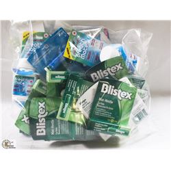 BAG OF ASSORTED LIP CHAP, NASAL DECONGESTION