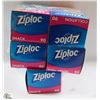 Image 1 : 5 BOXES OF ZIPLOCK SNACK BAGS