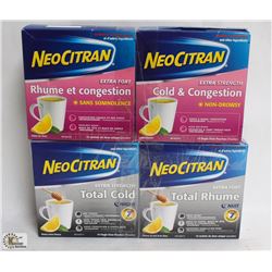 4 PACKS OF ASSORTED NEOCITRAN