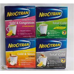 4 PACKS OF ASSORTED NEOCITRAN