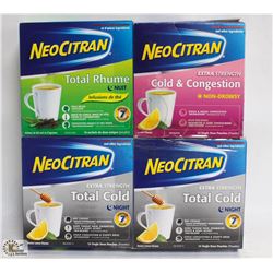 4 PACKS OF ASSORTED NEOCITRAN