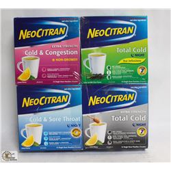 4 PACKS OF ASSORTED NEOCITRAN