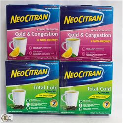 4 PACKS OF ASSORTED NEOCITRAN