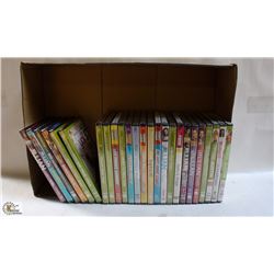 FLAT OF WORK OUT DVDS