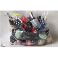 BAG OF ASSORTED SALLY HANSEN NAIL POLISH