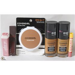 BEAUTY LOT INCL LIQUID FOUNDATION, BERTS BEE LIP