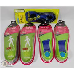 BAG OF ASSORTED FOOT SUPPORTS