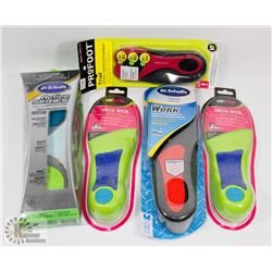 BAG OF ASSORTED FOOT SUPPORTS