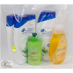 BAG OF ASSORTED SHAMPOOS