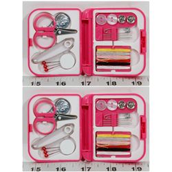 LOT OF TWO NEW! TRAVEL SEWING KITS