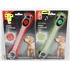 Image 1 : LOT OF TWO NEW! LED DOG COLLARS
