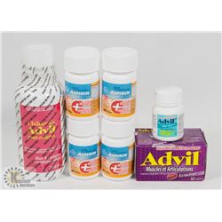 BAG OF ASSORTED ADVIL AND ASPIRIN