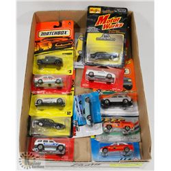 FLAT OF NEW IN BOX COLLECTOR CARS VARIOUS TYPES &