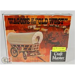 WAGONS OF THE OLD WEST FACTORY SEALED WOODEN KIT