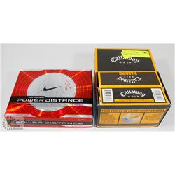 LOT OF NEW GOLF BALLS - 24 TOTAL,