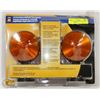 Image 1 : NEW 12 V RED/AMBER MAGNETIC TOW LIGHT KIT
