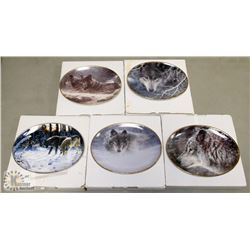 LOT OF 5 BRADFORD EXCHANGE COLLECTOR PLATES