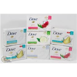 BAG OF ASSORTED DOVE BAR SOAP