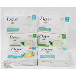BAG OF ASSORTED DOVE BAR SOAP
