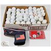 Image 1 : FLAT OF 100 RECLAIMED GOLF BALLS
