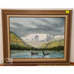 FRAMED ORIGINAL OIL ON CANVAS PAINTING