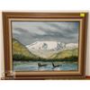Image 1 : FRAMED ORIGINAL OIL ON CANVAS PAINTING