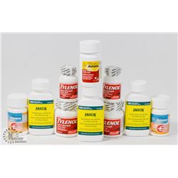 BAG OF ASSORTED PAIN MEDICATIONS