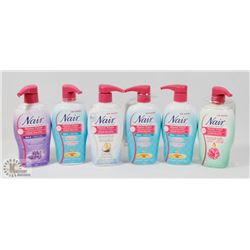 BAG OF ASSORTED NAIR HAIR REMOVAL ITEMS