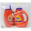 Image 1 : TWO BOTTLES OF TIDE ORIGINAL 24 LOAD HE LAUNDRY