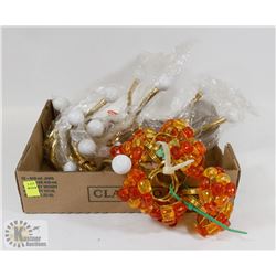 LOT OF ONWARD BB-V 6-INCH BRASS & CERAMIC DOUBLE