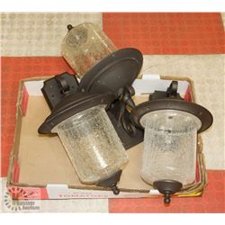 COSTCO SET OF 3 WALL MOUNT OUTDOOR LIGHTS