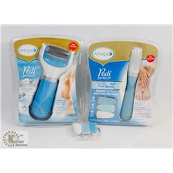 BAG OF PEDI PERFECT ELECTRONIC NAIL CARE SYSTEMS