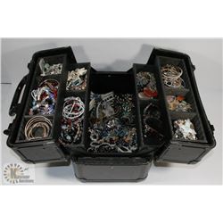 LARGE JEWELRY BOX  WITH CONTENTS